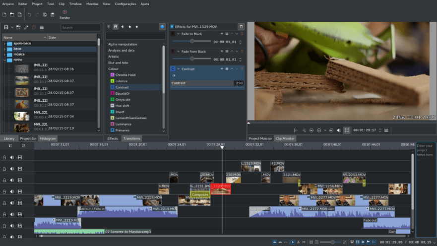 KDEnlive-KDE-Non-Linear-Video-Editor